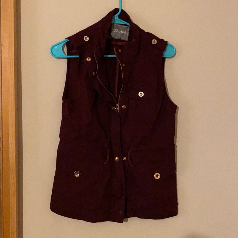 Maroon Vest